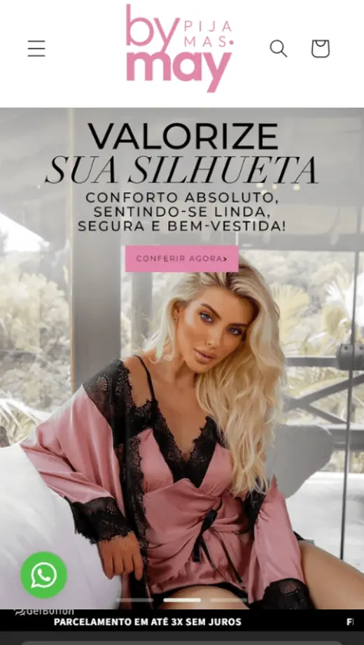 Loja virtual de moda da marca By May, criada pela Arcus